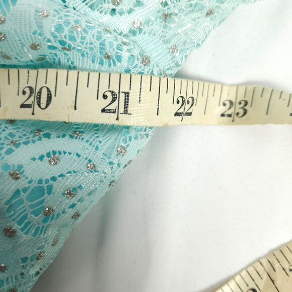 Vintage Jennifer Gee Womens 14 Teal Pleated Belted Midi Dress Made in USA - Picture 5 of 7